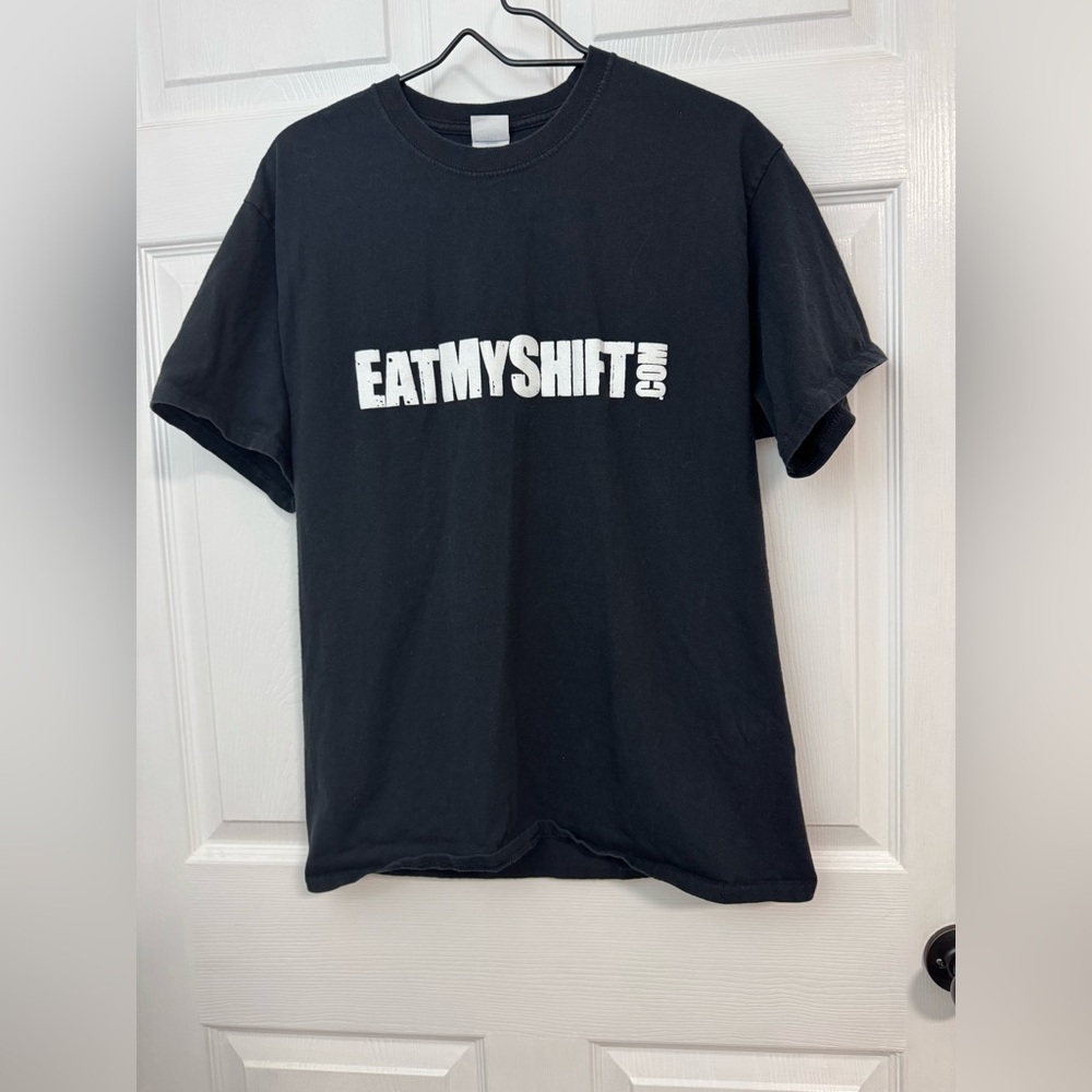 Port and Company Black Graphic Tee